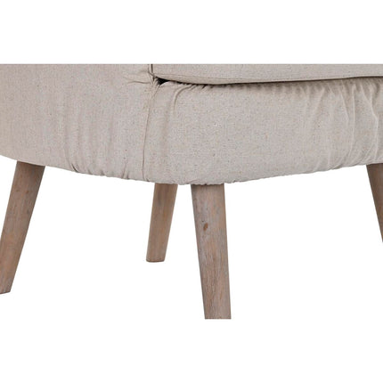 Sitz DKD Home Decor Tanne Beige Polyester (61 x 46 x 75 cm)