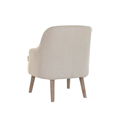 Sitz DKD Home Decor Tanne Beige Polyester (61 x 46 x 75 cm)