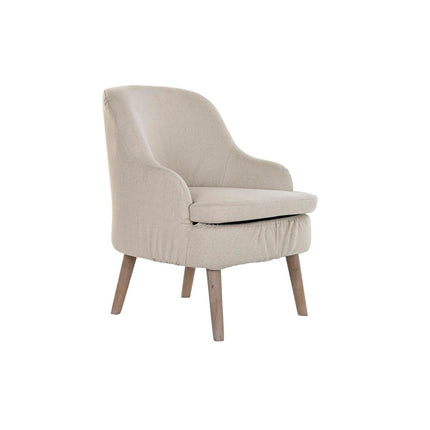 Sitz DKD Home Decor Tanne Beige Polyester (61 x 46 x 75 cm)