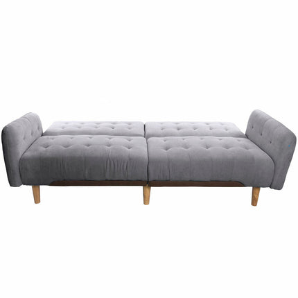 Schlafsofa DKD Home Decor Grau (200 x 85 x 85 cm)