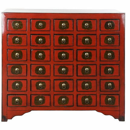 Schubladenschrank DKD Home Decor Metall Ulmenholz (83 x 33.5 x 79 cm)