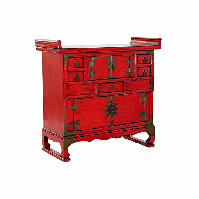 Schubladenschrank DKD Home Decor Metall Ulmenholz (83 x 33.5 x 79 cm)