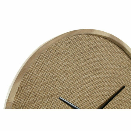 Wanduhr DKD Home Decor Holz Braun Tropical 60 x 5 x 60 cm (2 Stück)
