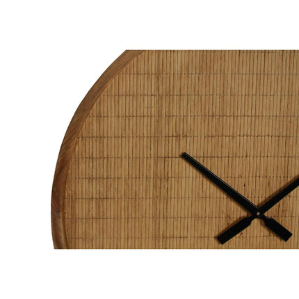 Wanduhr DKD Home Decor Holz Braun Tropical 60 x 5 x 60 cm (2 Stück)