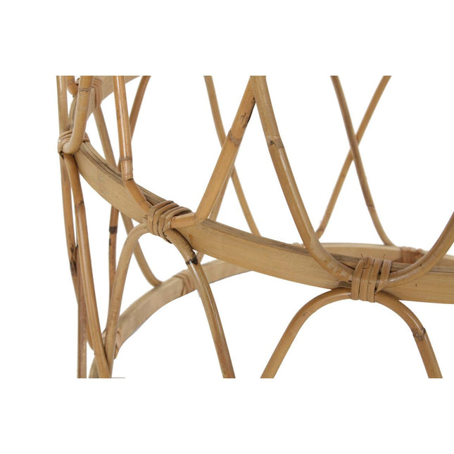 Satz mit 2 Tischen DKD Home Decor 51 x 51 x 50 cm Braun Rattan