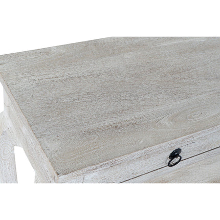 Beistelltisch DKD Home Decor 8424001892037 115 x 38 x 76 cm Holz Weiß Mango-Holz