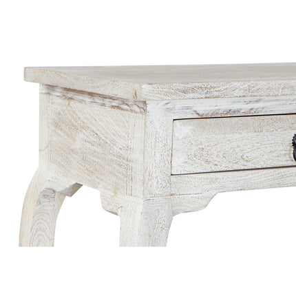 Beistelltisch DKD Home Decor 8424001892037 115 x 38 x 76 cm Holz Weiß Mango-Holz