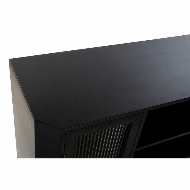 Anrichte DKD Home Decor   Schwarz Kristall Gold Holz MDF (120 x 38 x 100 cm)