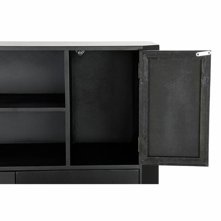 Anrichte DKD Home Decor   Schwarz Kristall Gold Holz MDF (120 x 38 x 100 cm)