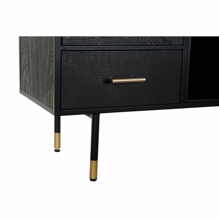 Anrichte DKD Home Decor Schwarz Kristall MDF