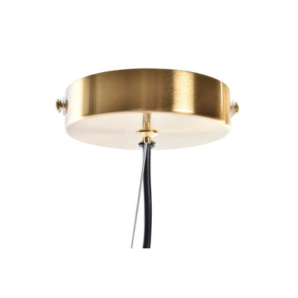 Deckenlampe DKD Home Decor Kristall Gold Metall Weiß 220 W (100 x 20 x 25 cm)