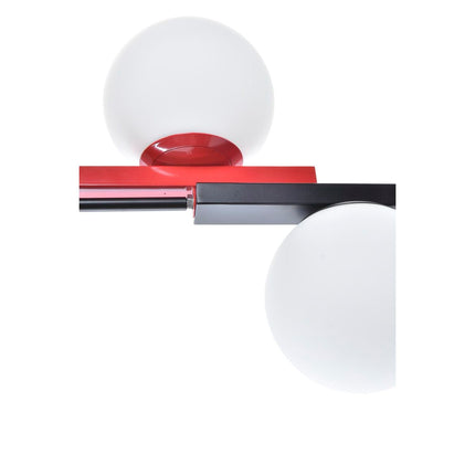 Deckenlampe DKD Home Decor Rot Schwarz Weiß 40W 220 V (44 x 44 x 120 cm)