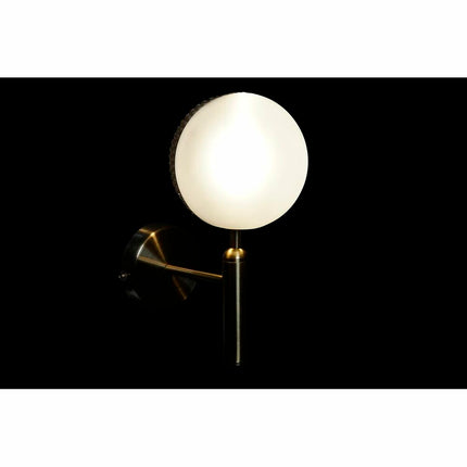 Wandleuchte DKD Home Decor Kristall Gold Metall Aluminium 220 V 50 W (15 x 15 x 30 cm)