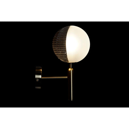 Wandleuchte DKD Home Decor Kristall Gold Metall Aluminium 220 V 50 W (15 x 15 x 30 cm)