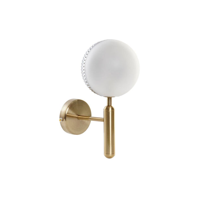 Wandleuchte DKD Home Decor Kristall Gold Metall Aluminium 220 V 50 W (15 x 15 x 30 cm)