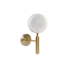 Wandleuchte DKD Home Decor Kristall Gold Metall Aluminium 220 V 50 W (15 x 15 x 30 cm)