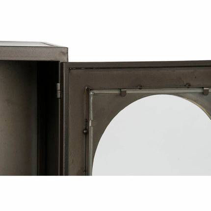 TV-Möbel DKD Home Decor Schwarz Kristall Gold Metall (150 x 45 x 50 cm)