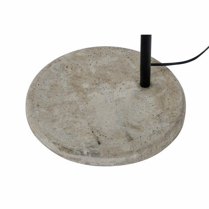 Stehlampe DKD Home Decor Schwarz Grau Metall Zement Rattan 60 W (45 x 72 x 165 cm)