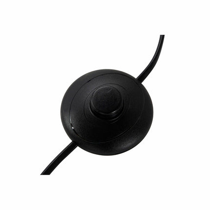 Stehlampe DKD Home Decor Schwarz Grau Metall Zement Rattan 60 W (45 x 72 x 165 cm)