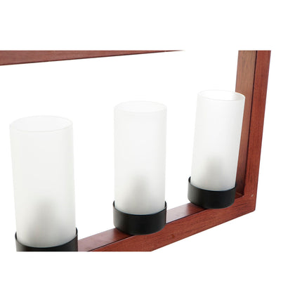 Deckenlampe DKD Home Decor Braun Aluminium Kristall (52 x 6 x 26 cm)