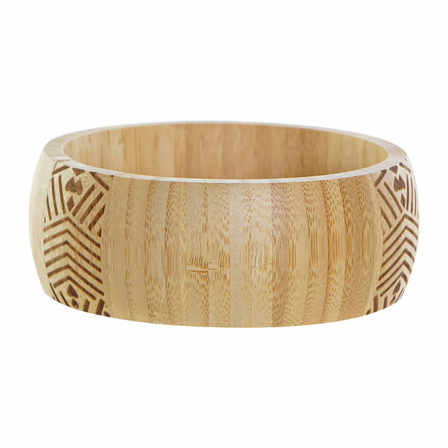 Tablett für Snacks DKD Home Decor 15 x 15 x 5,5 cm natürlich Schwarz