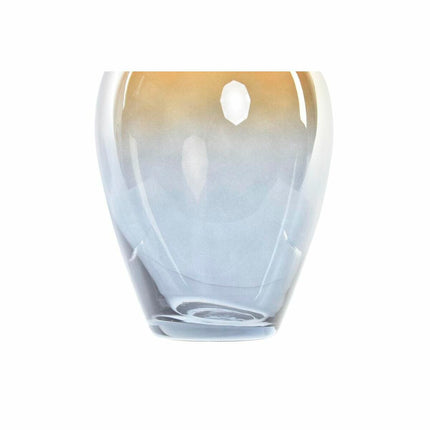 Vase DKD Home Decor Kristall zweifarbig 10 x 10 x 15 cm