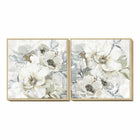 Bild DKD Home Decor 80 x 4 x 80 cm Blomster Shabby Chic (2 Stück)