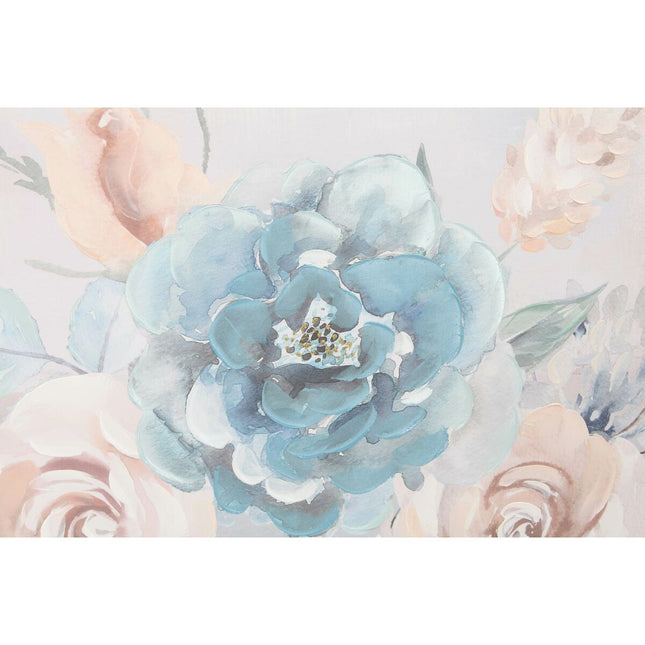 Bild DKD Home Decor 80 x 3 x 80 cm Blomster Shabby Chic (2 Stück)