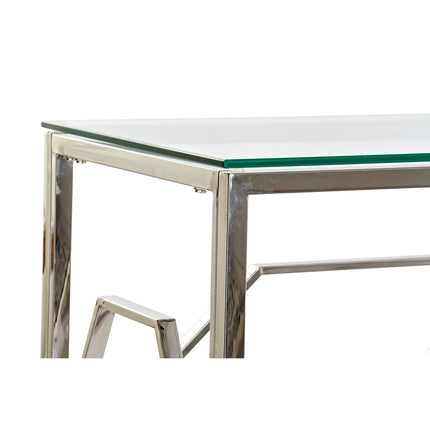 Konsole DKD Home Decor Kristall Silberfarben Edelstahl (120 x 40 x 78 cm)