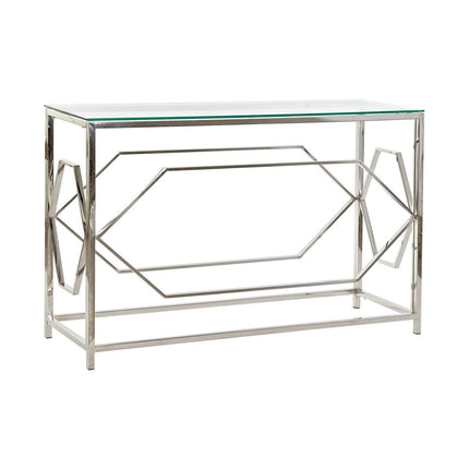 Konsole DKD Home Decor Kristall Silberfarben Edelstahl (120 x 40 x 78 cm)