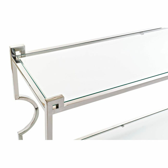 Konsole DKD Home Decor 140 x 40 x 78 cm Kristall Silberfarben Edelstahl
