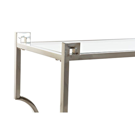 Konsole DKD Home Decor 140 x 40 x 78 cm Kristall Silberfarben Edelstahl