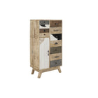 Kommode DKD Home Decor Metall Haut Messing Mango-Holz (55 x 30 x 110 cm)