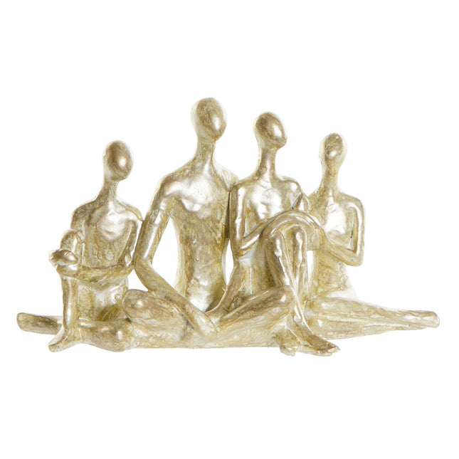 Deko-Figur DKD Home Decor 21 x 8 x 12 cm Gold Familie