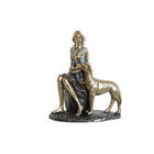 Deko-Figur DKD Home Decor 15 x 9,5 x 18 cm Damen Blau Gold