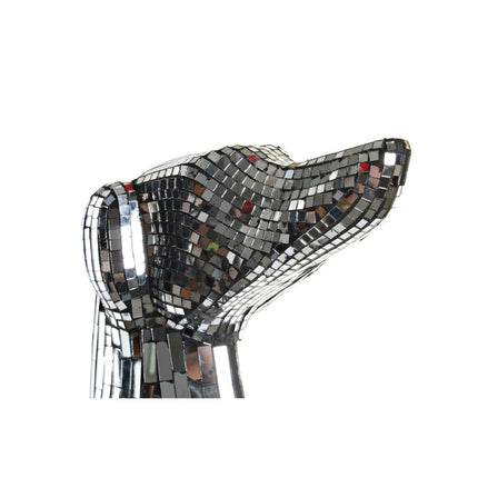 Deko-Figur DKD Home Decor Silberfarben Harz Hund (36 x 23 x 78 cm)