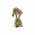 Deko-Figur DKD Home Decor Pferd Gold Harz Moderne (26 x 19 x 41 cm)