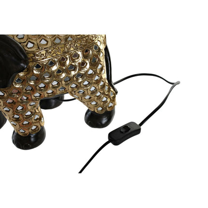 Deko-Figur DKD Home Decor Elefant Beige Gold Polycarbonat Harz Kolonial (41 x 33 x 53 cm)