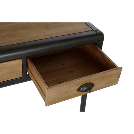 Schminktisch DKD Home Decor Tanne Metall (130 x 44 x 136 cm)
