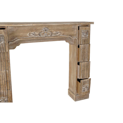 Schornsteinfronten DKD Home Decor Braun 120 x 23 x 100 cm Tanne Holz