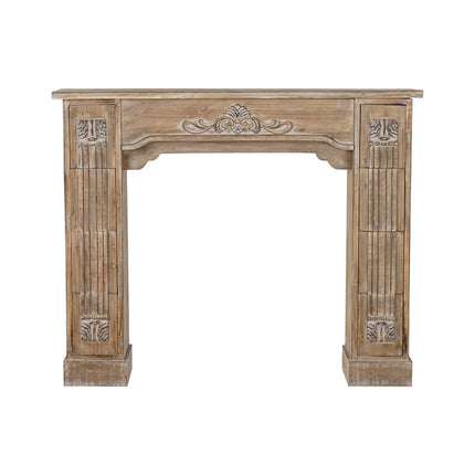 Schornsteinfronten DKD Home Decor Braun 120 x 23 x 100 cm Tanne Holz