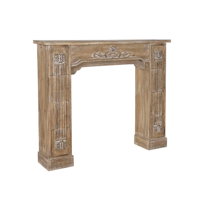 Schornsteinfronten DKD Home Decor Braun 120 x 23 x 100 cm Tanne Holz