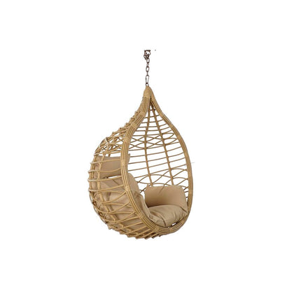 Hängender Gartenstuhl DKD Home Decor Braun 90 x 70 x 110 cm 100 x 70 x 125 cm Beige Synthetischer Rattan Aluminium Hellbraun (10