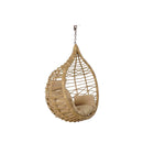 Hängender Gartenstuhl DKD Home Decor Braun 90 x 70 x 110 cm 100 x 70 x 125 cm Beige Synthetischer Rattan Aluminium Hellbraun (10