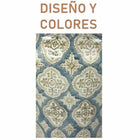 Tischlampe DKD Home Decor Porzellan Beige Blau Polyester (35 x 35 x 57 cm)