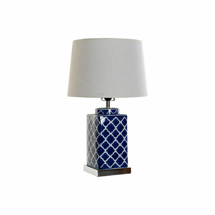 Tischlampe DKD Home Decor 35 x 35 x 57 cm Porzellan Blau Weiß 220 V 60 W