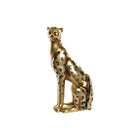 Deko-Figur DKD Home Decor 23,5 x 16 x 43 cm Gold Leopard Kolonial