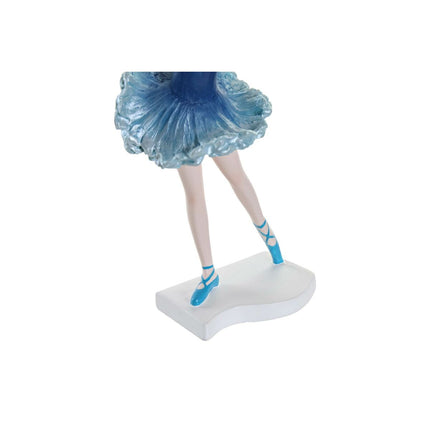 Deko-Figur DKD Home Decor Blau Ballett-Tänzerin Romantisch 11 x 6 x 23 cm
