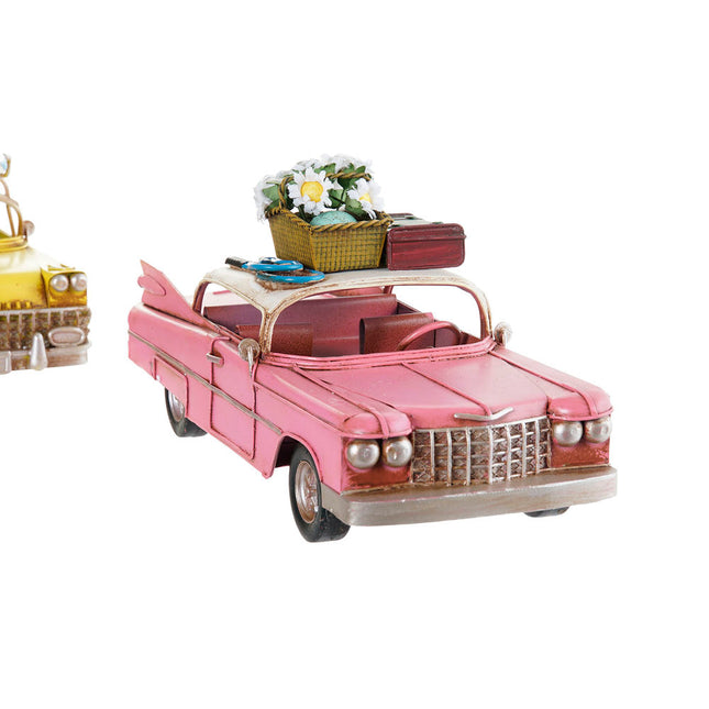 Deko-Figur DKD Home Decor Auto 25,8 x 10,5 x 9,5 cm Vintage (4 Stücke)