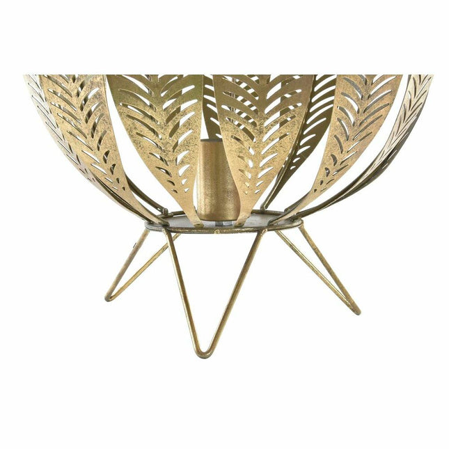 Tischlampe DKD Home Decor Gold Metall (34 x 34 x 39 cm)